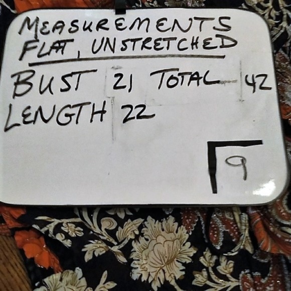 Paisley Blouse Bell Sleeves PL - Picture 4 of 5